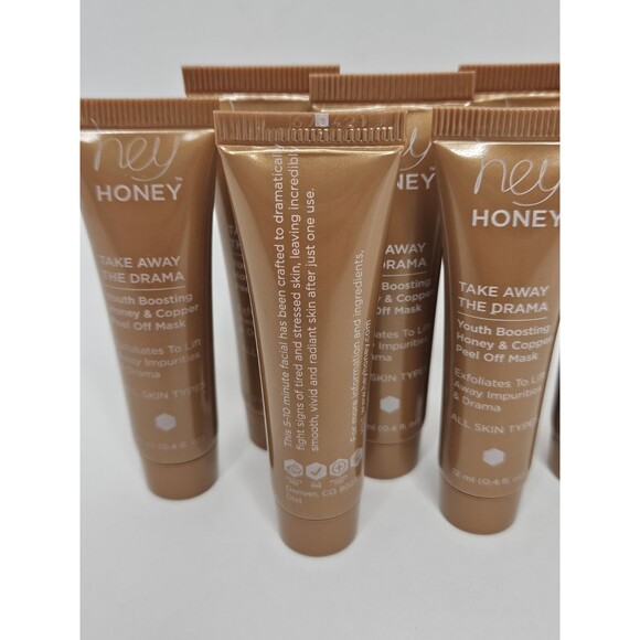 Hey Honey Take Away The Drama Mask 12 ml LOT OF 7 New - Picture 2 of 3